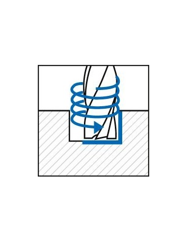 Fresa avance alto VHM refr. int. Z4 1,5mm tipo H Perrox norma fábrica crta G-Mold 65 HF GÜHRING