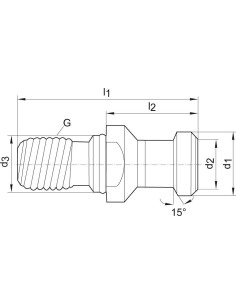 Tirantes DIN69872A SK50-M24 2