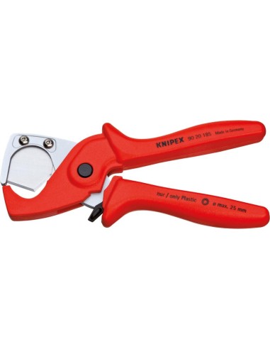 Cortador para tubos y tubos de protección PLASTICUT 185mm KNIPEX