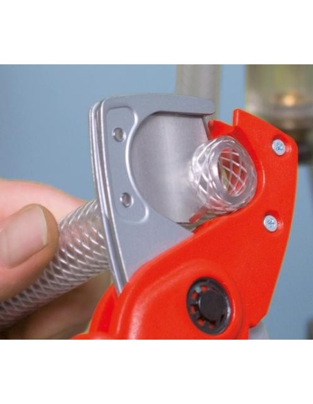 Cortador para tubos y tubos de protección PLASTICUT 185mm KNIPEX