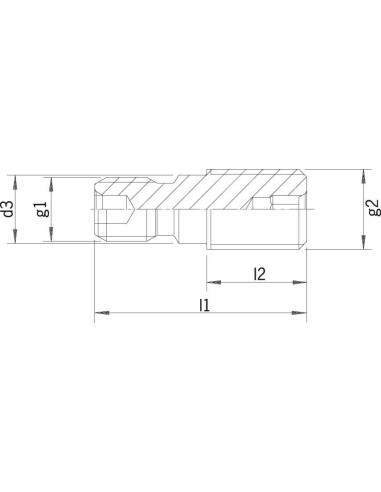 Tirantes, tapa SK40-M16 S20x2 HAIMER
