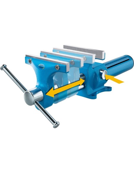 Tornillo banco Compact 120mm BROCKHAUS