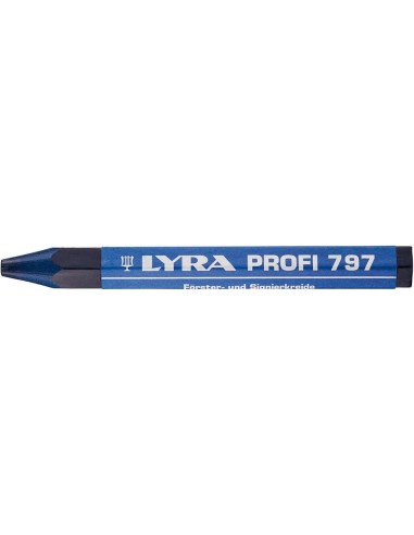 Tiza forestal y tiza de marcado 797 azul de 12 uds LYRA