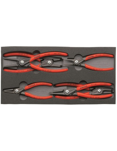 Juego de alicates de precisión para arandelas en alojamiento de espuma KNIPEX 00 20 01 V02