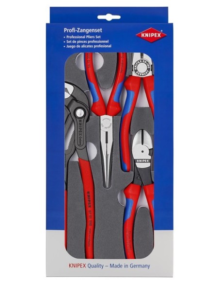 Juego de alicates en alojamiento de espuma KNIPEX 00 20 01 V15