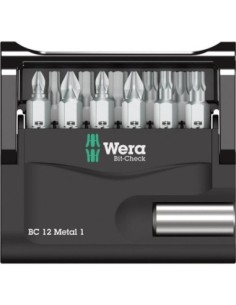 Jgo puntas Bit-Check 12 metal 1 Wera