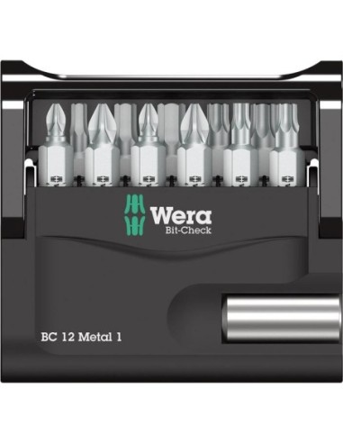 Jgo puntas Bit-Check 12 metal 1 Wera
