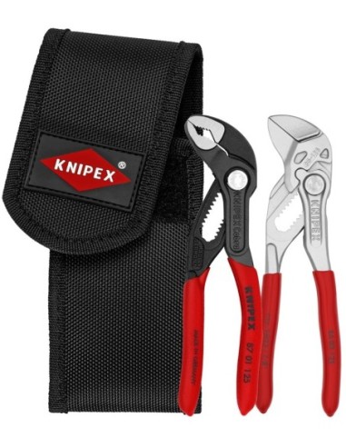 Juego de alicates mini en portaherramientas para el cinturón (cartulina autoservicio/blíster) KNIPEX 00 20 72 V04