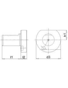 Tapón de cierre VDI Z2 40mm acero FORTIS 2