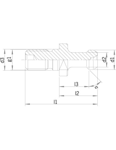 Tirantes JISB6339 BT30 45grados HAIMER