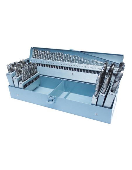 Juego de brocas en caja metálica HSS, 118u, 1-13mm | SPS118 Holzmann