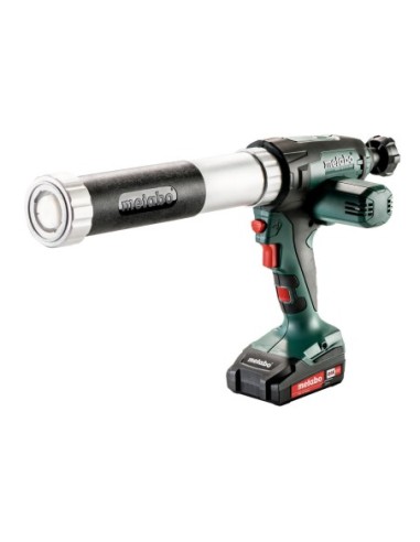 PISTOLA PARA APLICAR SILICONA A BATERÍA 18V + 1 BATERÍA + CARGADOR METABO 601206600 KPA 18 LTX 400