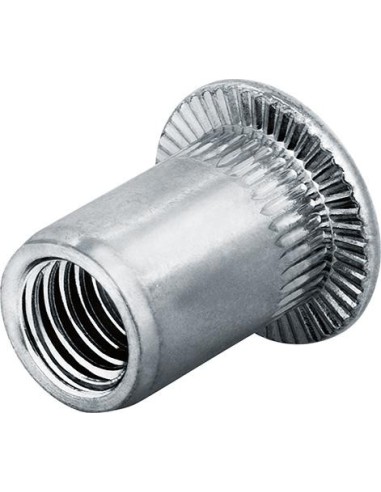 Tuerca de remache ciego acero inox cabeza bombeada M8 margen de sujeción 0,5-3,0mm Goebel