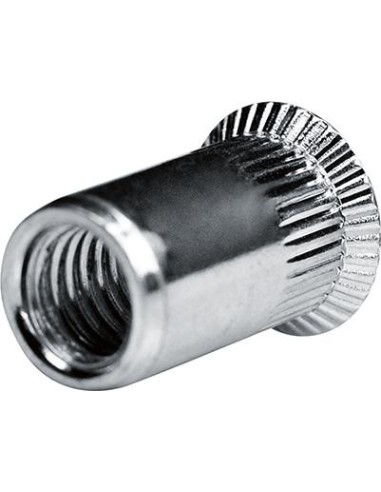 Tuerca de remache ciego acero inox cabeza avellanada M5 margen de sujeción 1,5-4,0mm Goebel