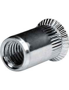 Tuerca remache ciego aluminio cabeza avellanada M8 margen de sujeción 1,5-4,5mm Goebel