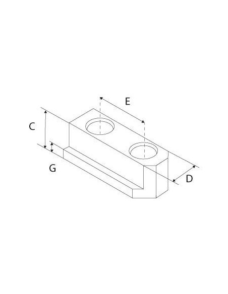 Tuerca corredera para BT/B/BB 206 KITAGAWA