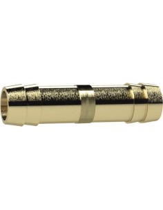 Tobera portatubo doble latón para manguera Ø interior 9mm RIEGLER