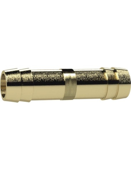 Tobera portatubo doble latón para manguera Ø interior 9mm RIEGLER