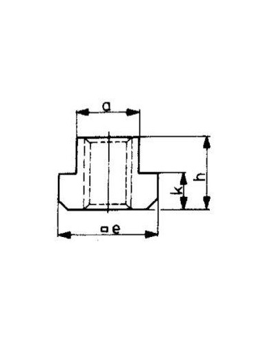 Tuerca corredera DIN508 M14x16mm