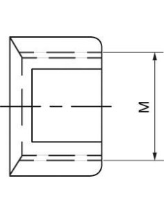 Tuerca de ajuste para escariador manual ajustable Tam.10 M22x1,5 BECK 2