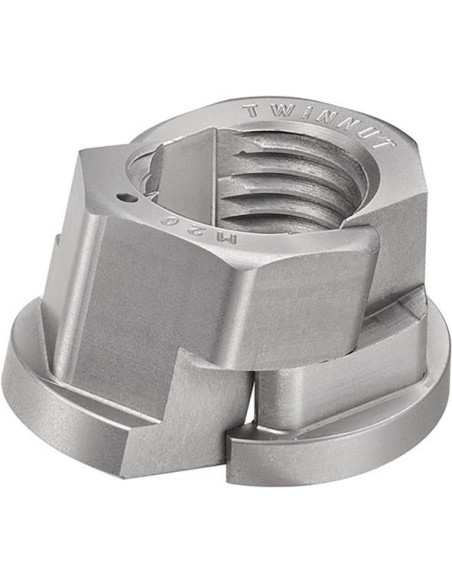 Tuerca TWINNUT con reborde 6333S-M8 AMF