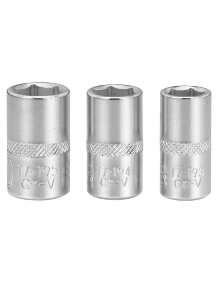 Juego de 3 vasos 1/4 8-9-10mm - FATMAX