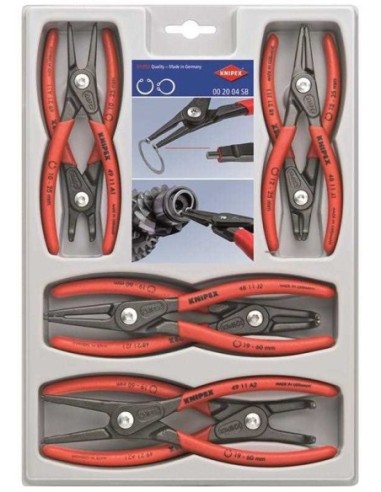 Juego de alicates de precisión para arandelas KNIPEX 00 20 04 SB