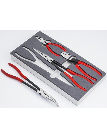 Juego de alicates en alojamiento de espuma KNIPEX 00 20 01 V16