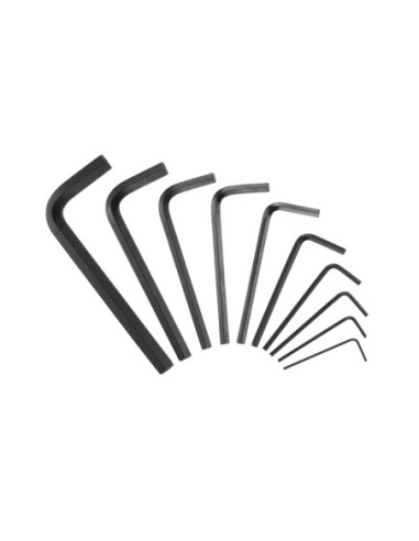 Juego 10 llaves hexagonales 1,5-10mm - tipo libro