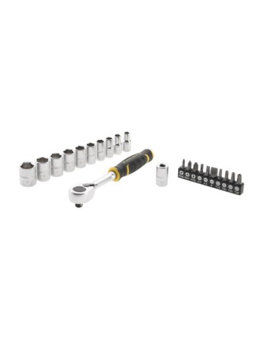 Juego de carraca 1/4 120 dientes + puntas