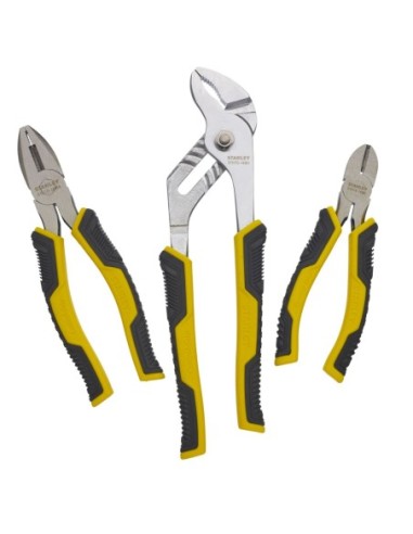 Juego Alicates Control Grip. Universal + corte diagonal + cremallera