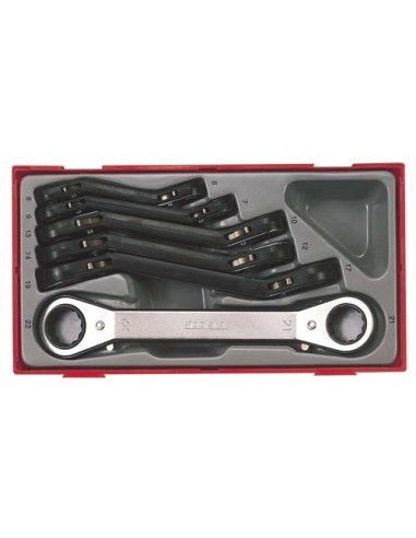 JUEGO DE LLAVES CARRACA ACODADAS TTRORS 6 PZAS