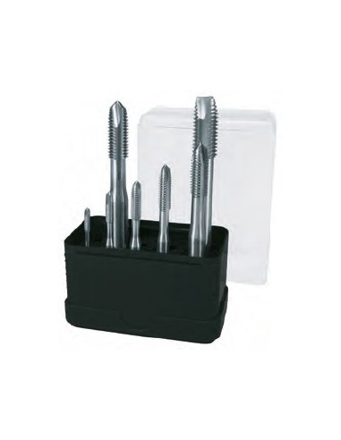 Juego de 7 machos máquina M DIN 371/376 tipo B HSS rectificados