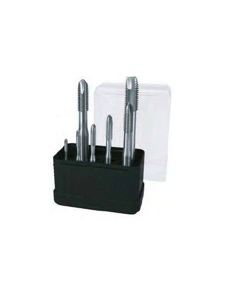Juego de 7 machos máquina M DIN 371/376 tipo B HSS rectificados