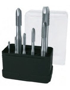 Juego de 7 machos máquina M DIN 371/376 tipo B HSS rectificados 2