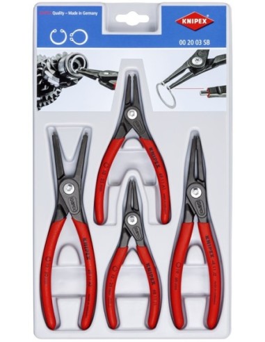 Juego de alicates de precisión para arandelas KNIPEX 00 20 03 SB