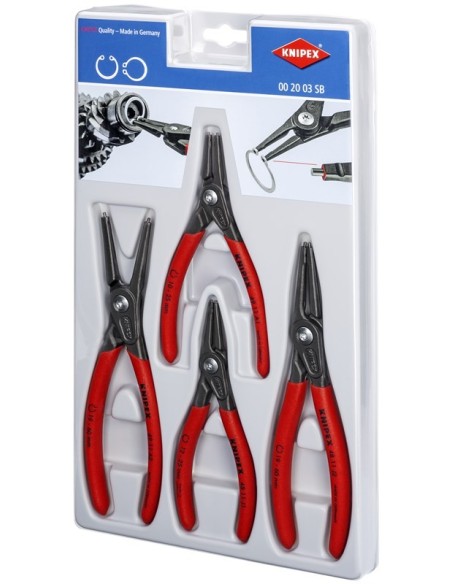 Juego de alicates de precisión para arandelas KNIPEX 00 20 03 SB