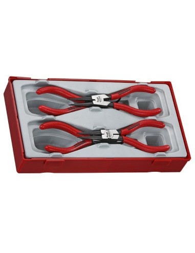 Juego de Alicates para Anillos Elásticos TT474-7 4 piezas