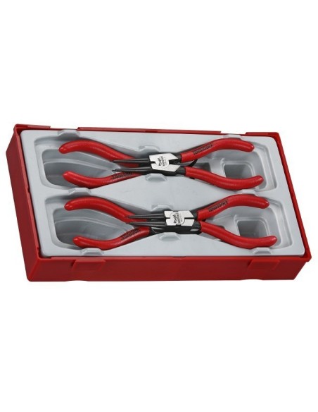 Juego de Alicates para Anillos Elásticos TT474-7 4 piezas