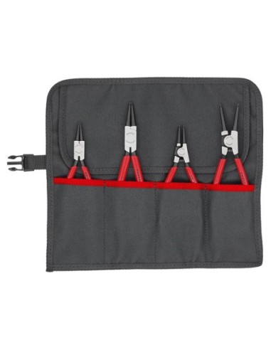 Juego de alicates para arandelas 4 piezas (cartulina autoservicio/blíster) KNIPEX 00 19 56 V01