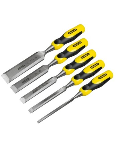 Juego de formones Dynagrip 5 piezas 6, 12, 18, 25, 32mm
