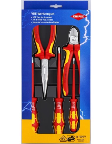 Juego de herramientas aisladas VDE KNIPEX 00 20 13