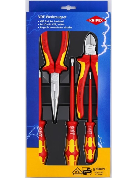 Juego de herramientas aisladas VDE KNIPEX 00 20 13