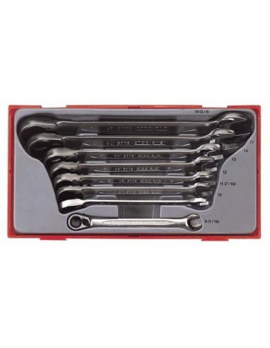 JUEGO DE LLAVES COMBI CARRACA ARTICULADA TT6508RAF