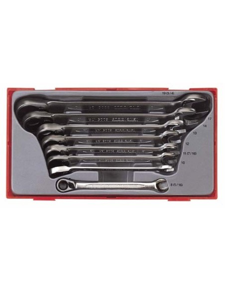 JUEGO DE LLAVES COMBI CARRACA ARTICULADA TT6508RAF