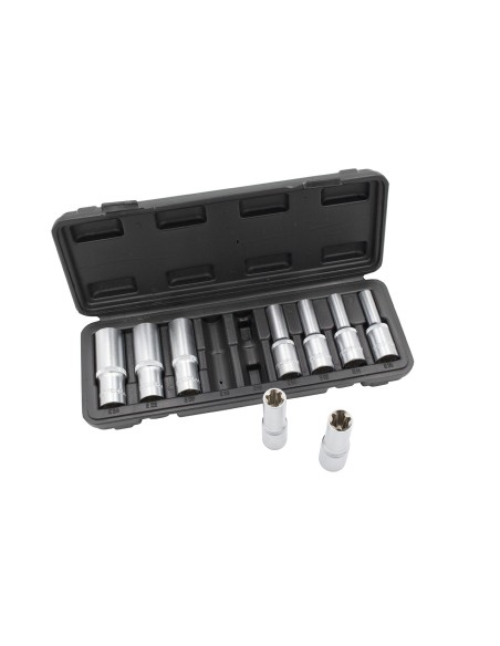 JUEGO LLAVES 1/2 TORX INTERIOR 09pcs