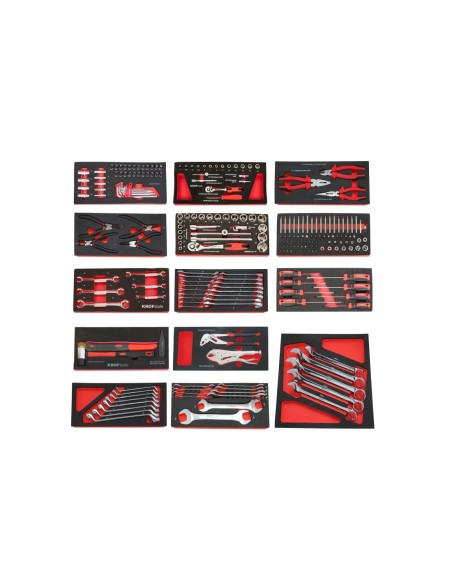 CARRO HERRAMIENTAS 7 CAJONES 237pcs ROJO