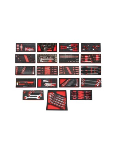 CARRO HERRAMIENTAS 7 CAJONES 259pcs NEGRO