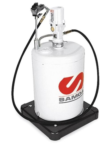 PAQUETE MÓVIL CARENADO DE BOMBA NEUMÁTICA PUMPMASTER 3 - 55:1 PARA GRASA, BIDÓN 12,5 - 20 KG