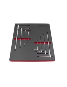 KIT 8PZS LLAVES EN T CON TRES EXTREMIDADES MACHO HEX 2-10MM